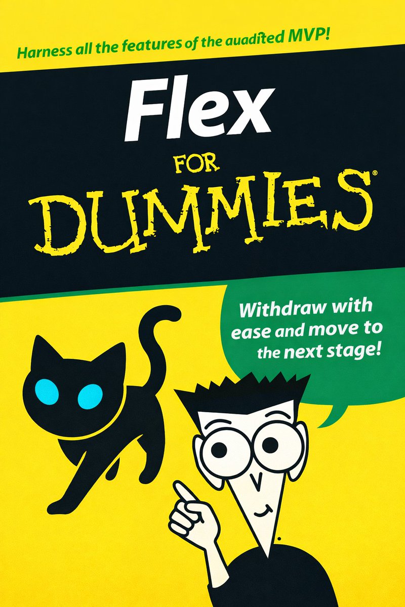 johnnyonline_'s tweet photo. Flex for Dummies

--

Flex as a tutoring hall

imagine a big tutoring hall with many independent tutors

it’s a special hall where the student decides how much he wants to pay!

if a student comes in and there’s a free tutor, the lesson starts immediately

if a student comes in and there are no free tutors, he can take the tutor of the student that is paying the least, as long as he’s willing to pay more than him (even mid lesson!)

and if one of the tutors wants to leave (also even mid lesson), he can just pack up and leave

--

now in nerd-speak

Flex as a lending market

imagine a lending market with many independent lenders

it’s a special market where the borrower decides how much interest he’s willing to pay!

if a borrower comes in and there’s idle liquidity, the loan is issued immediately

if a borrower comes in and there's no idle liquidity, he can take liquidity from the borrower paying the lowest interest, as long as he’s willing to pay more (even while that loan is active!)

and if one of the lenders wants to exit (also while loans are active), he can just withdraw his liquidity

* utilized liquidity is freed by redeeming (i.e., selling) the borrower's collateral

--

why this works

capital always flows to where it is most valued

borrowers get to choose their own fixed interest rate. those who want stability pay for it, those who dont accept higher interruption risk

lenders get to earn higher returns while always keeping their capital liquid and never have to choose between yield and liquidity