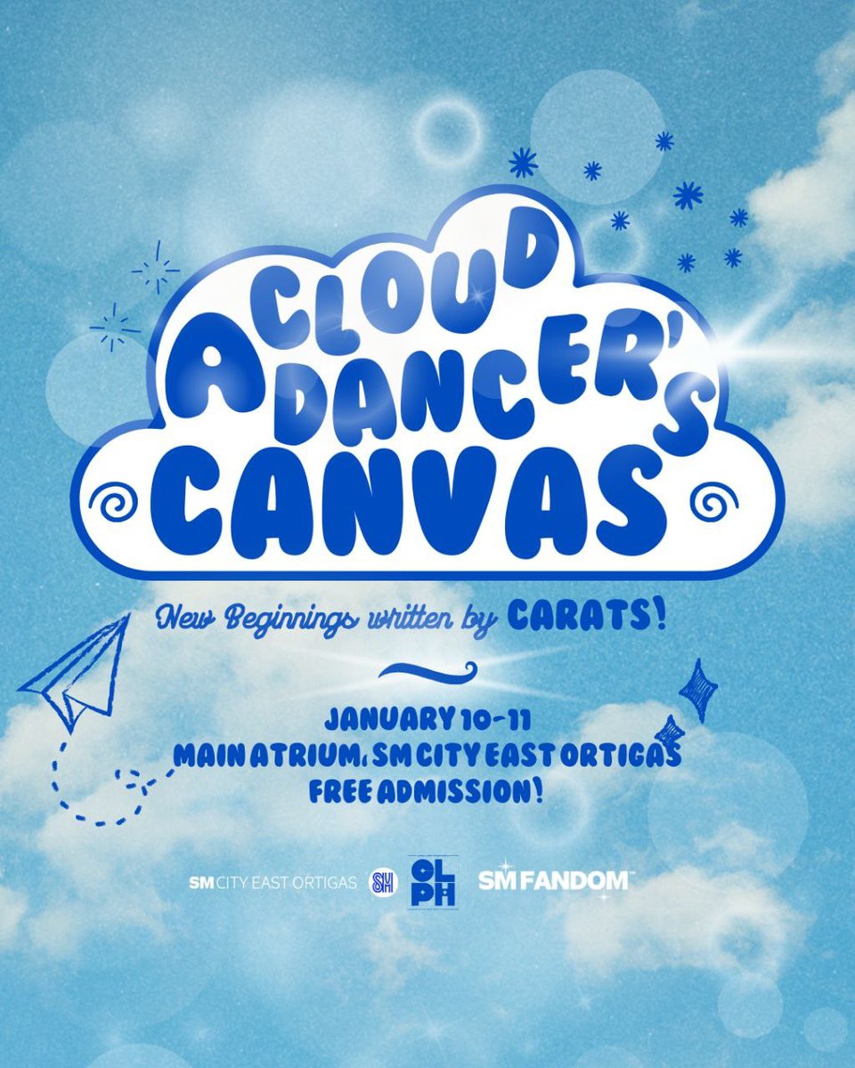 CaratLandPH's tweet image. Eyes here, Carats! 👀💎

Join us as we officially kick off our 2026 events with a fan gathering this January 10–11 at SM City East Ortigas, Main Atrium, titled “A Cloud Dancer’s Canvas: New Beginnings — Written by Carats.”

Get ready for two days filled with laughter, creativity,…