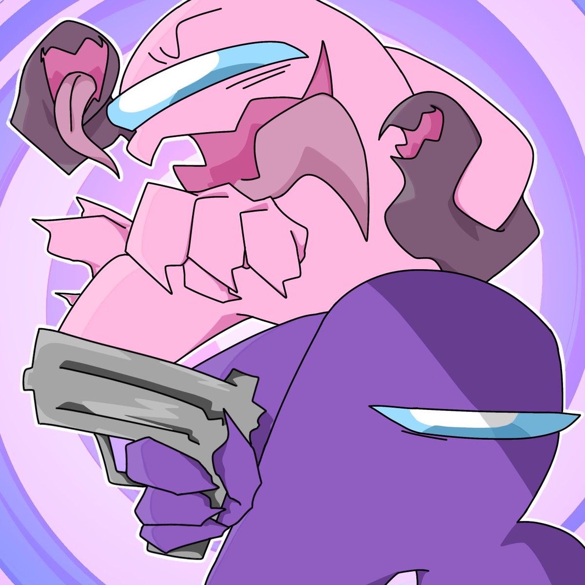 pippi_0680's tweet image. perfect team 🩷💜 #rodamrix #rodamrixfanart