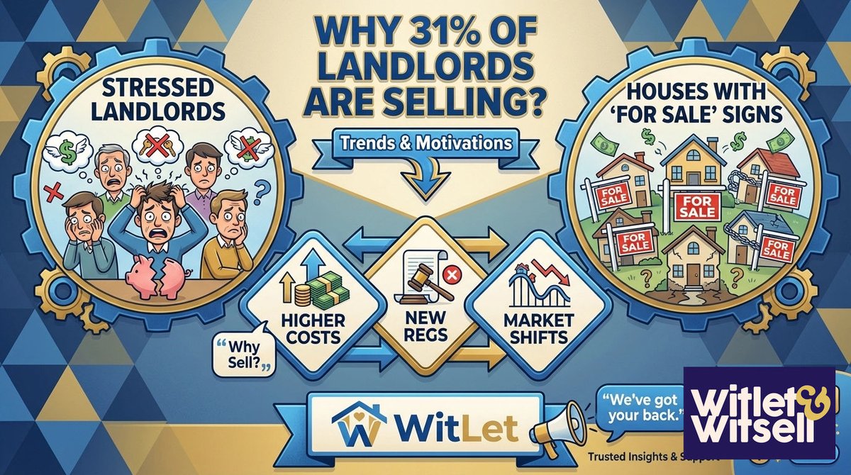 WitLetandSales's tweet image. plot twist: 31% of landlords are dropping the mic and selling up 💸 blaming rising costs, tighter rules, and wild market vibes. looking for a way out? witlet’s here to upgrade your exit game. #landlordproblems #propertytwitter #LetsGetWitIt
