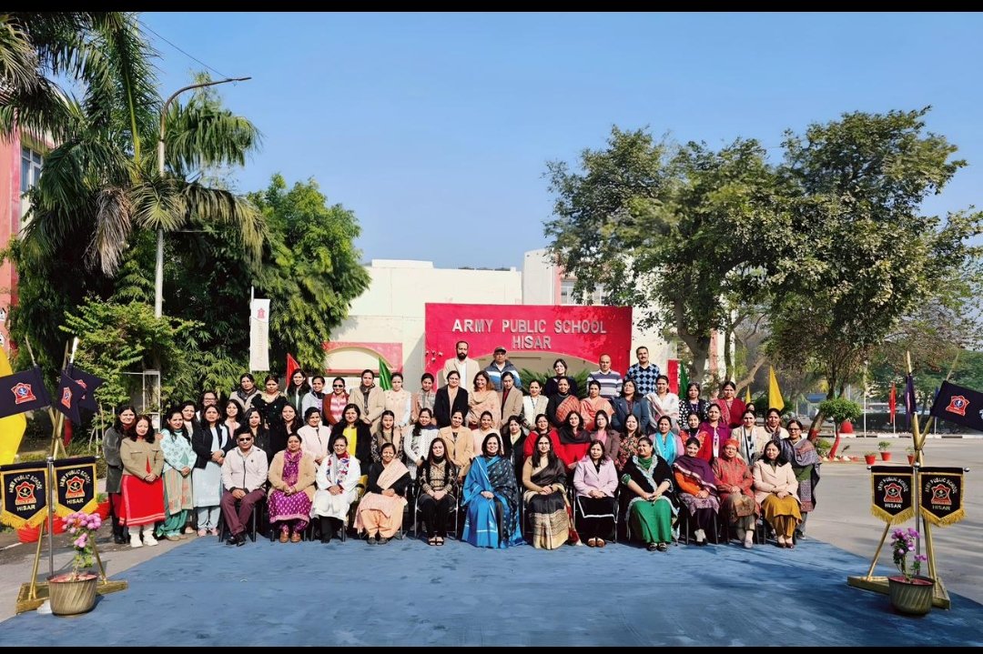 APS_Hisar's tweet photo. Life Skills (Advanced) workshop was held at APS Hisar on 27 Dec 2025. Experts Dr Deepika and Mrs Kanika guided teachers on integrating cognitive, intrapersonal and interpersonal skills for holistic student growth. https://t.co/52pvkJdxzv