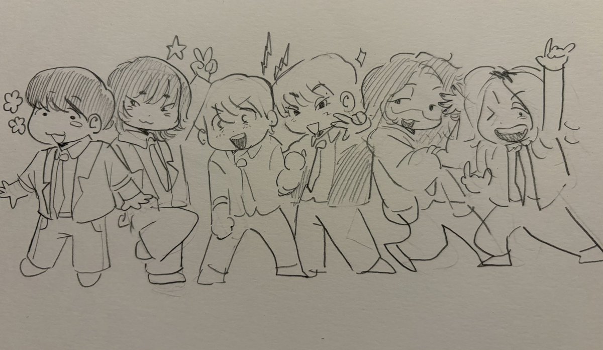 dream1ng_girl's tweet image. its officially been a month since i started uploading and creating my xdiz band au comic, so heres a short scraps and ideas thread to celebrate ^^