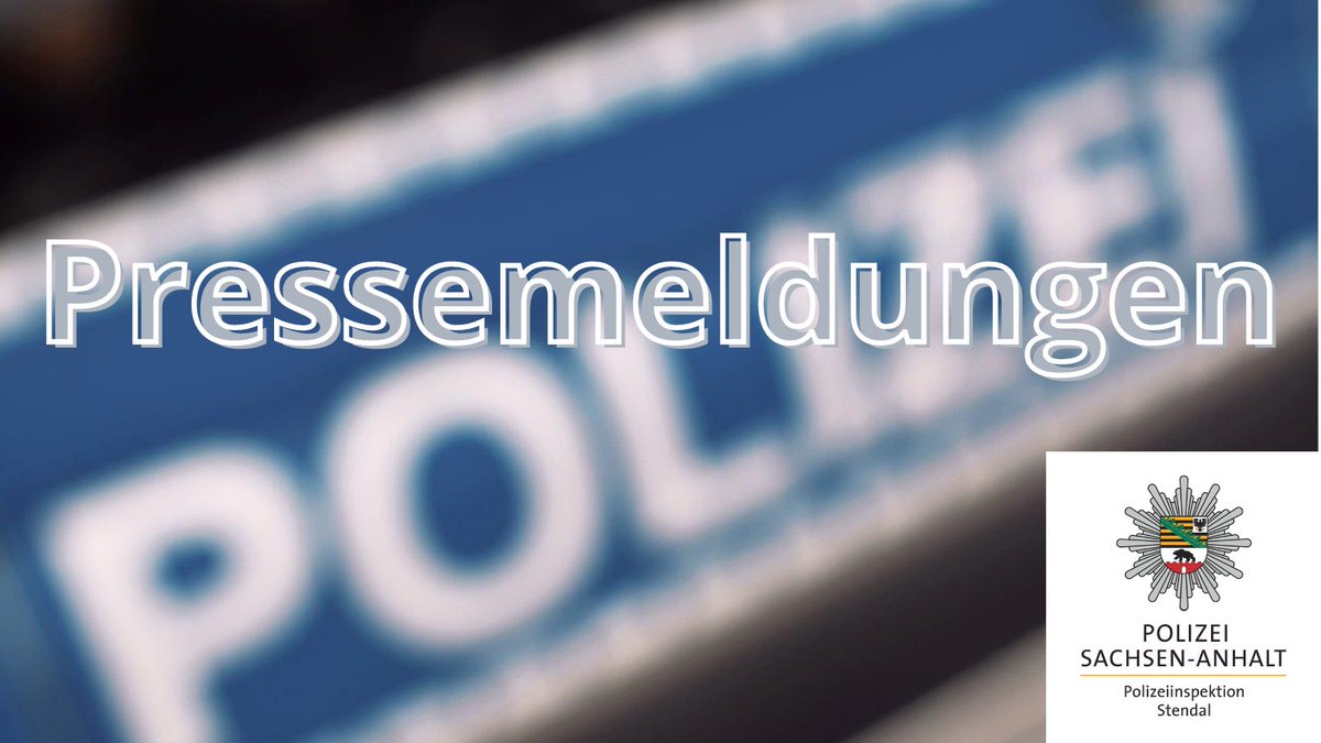 #Presse #information #Polizei
🗓️📝👨‍✈️
Polizeimeldungen der Feiertage

▶️Stendal
u.a. ungewöhnlicher Fund
lsaurl.de/6lF6um
▶️Burg
u.a. feuriger Start in die Weihnachtszeit
lsaurl.de/H8Gy8K
▶️SAW
u.a. ohne Führerschein und unter Drogeneinfluss
lsaurl.de/gaSjcg