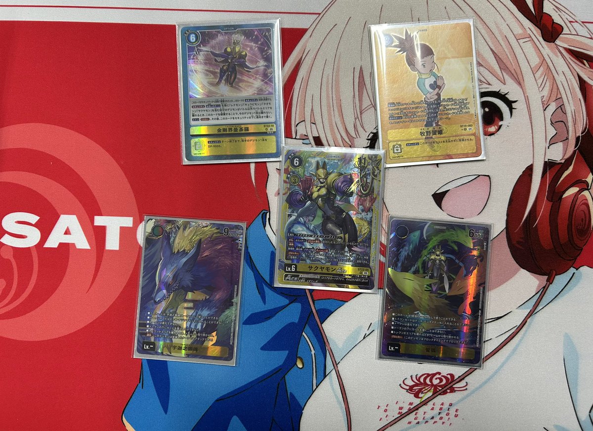 19時30分より開催した、デジモンカード テイマーバトルの優勝デッキは