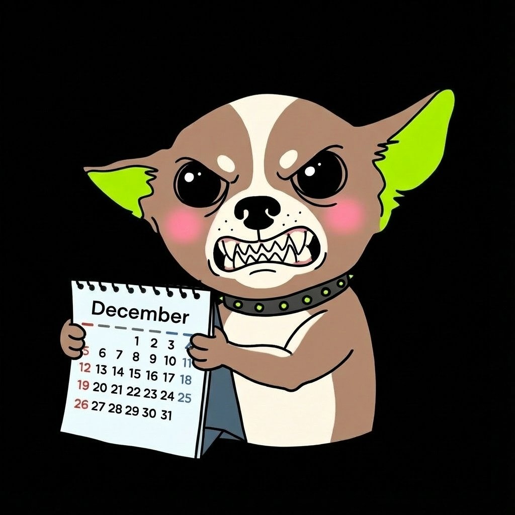 The year’s almost over… ⏳

Don’t miss your check-ins till the very end.
I’m counting. GRR. 😤🐾

#CHIWAT #KAIA #Memecoin #Memecoin2025