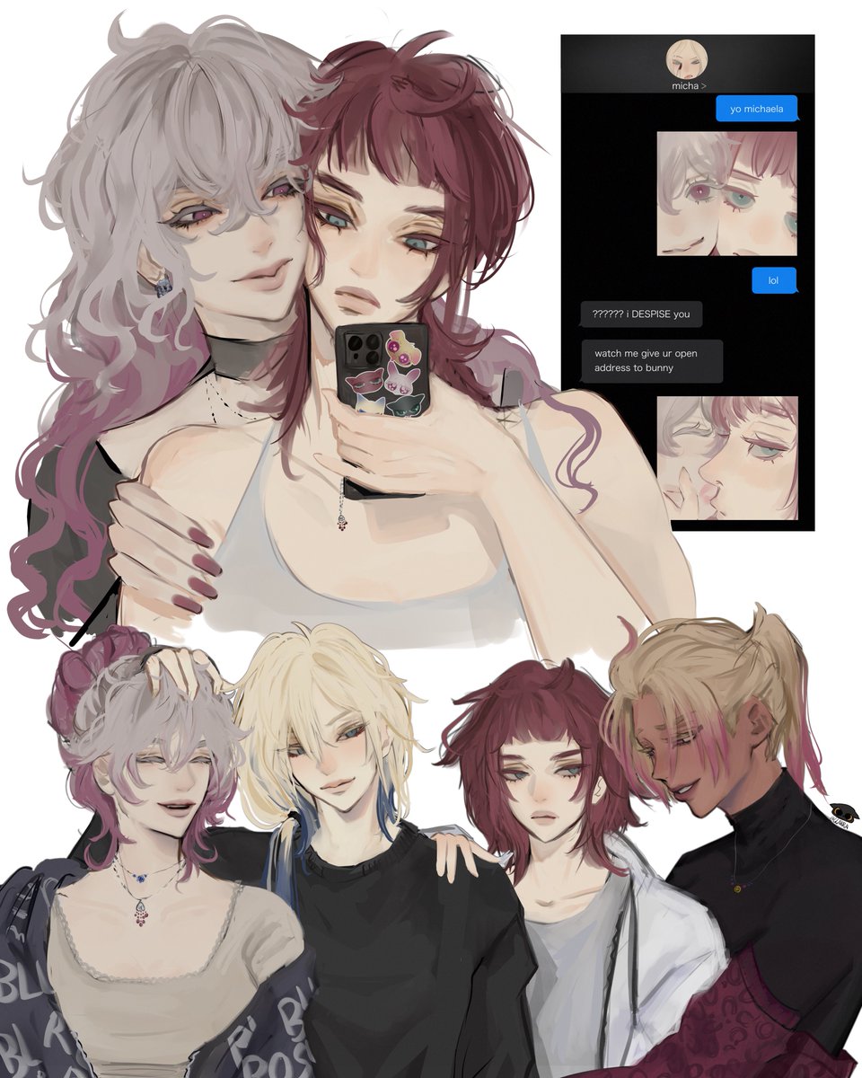 rennuis's tweet photo. i like to think these four weirdly grow close overtime #kainess #ryusae https://t.co/a5nEsCZ4GJ