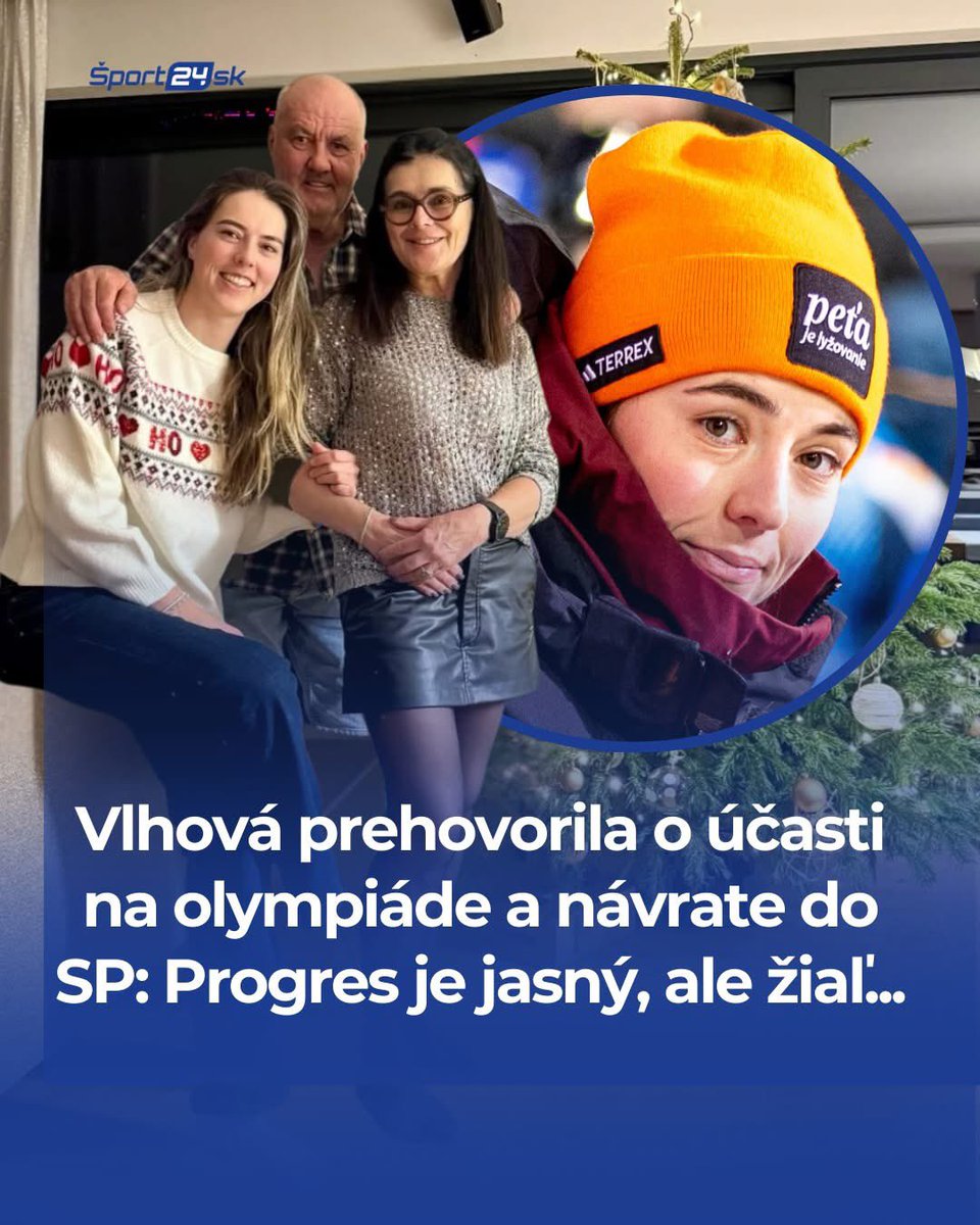 Vlhová posledné týždne tvrdo a poctivo trénovala na zjazdovkách v Taliansku, Rakúsku či Fínsku. Počas vianočných sviatkov sa objavila na domácom svahu v Jasnej, kde si zalyžovala aj so svojou maminou Zuzanou a otcom Igorom. Viac 👉 sport24.pluska.sk/ostatne/vlhova…