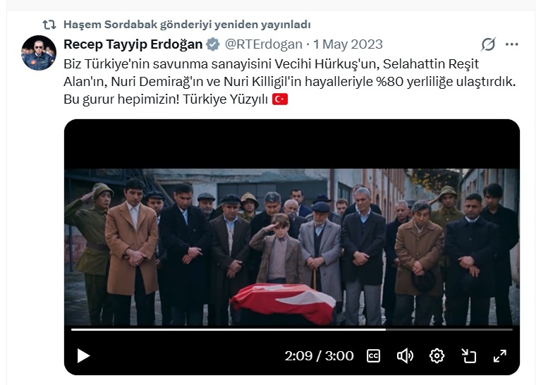 toplumsalmuh50's tweet photo. Yalova'daki çatışmada öldürülen IŞİD'li Haşem Sordabak'ın 2023'teki seçim sürecinde Tayyip Erdoğan paylaşımını retweet ettiği ortaya çıktı. https://t.co/x9cxaa3SsO