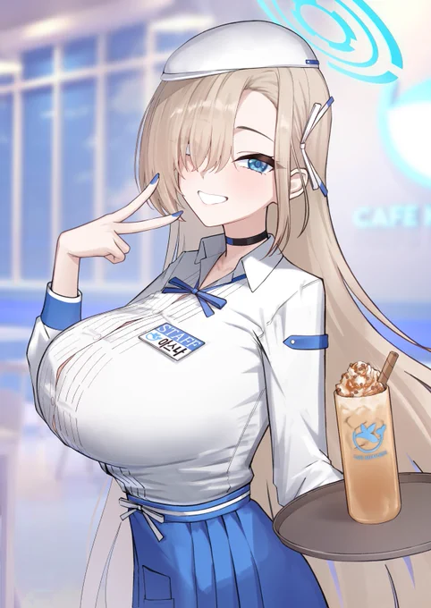 CAFE MEMORIAL アスナ #ブルアカ