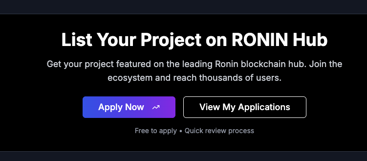 Hi everyone!! As you know <a href="/KttyLabs/">KTTY Labs</a> has published RONHUB! We are very excited for everyone to start using and testing this tool that is built for current users and especially for those curious about the Ronin ecosystem. Although we scraped as much data as we could, there are some