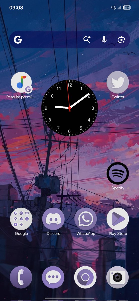como que é a tela de bloqueio dos seus celulares?