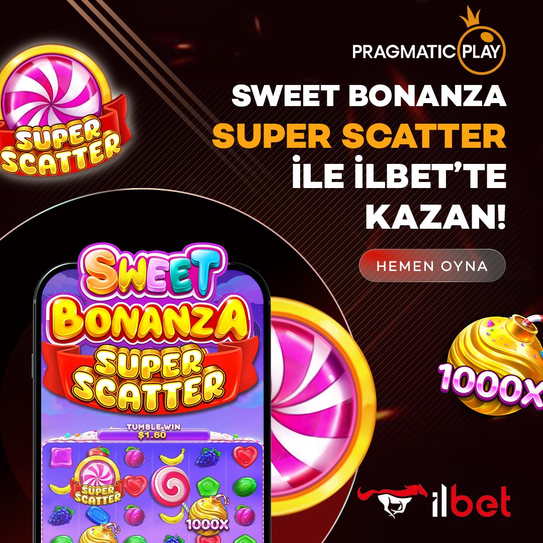 Close-up der bunten Bonbon-Symbole und Multiplikator-Bomben im Sweet Bonanza Slot