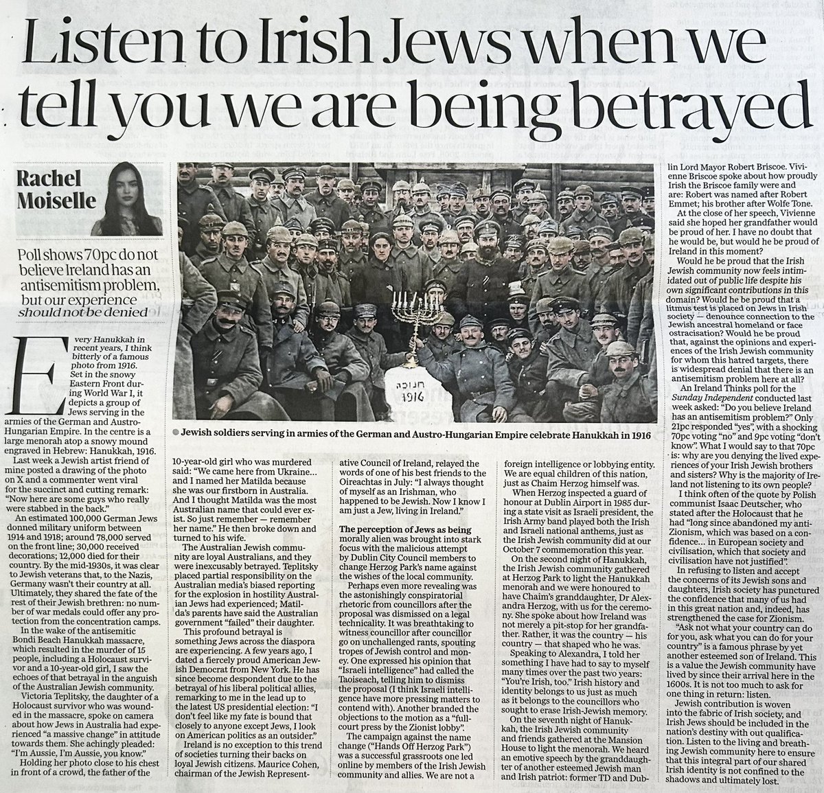 I was asked to wait 24 hours before posting about this and I must say it was a fascinating (albeit depressing) exercise to watch comment after comment roll in below proving the thesis of my piece. 

Of all the articles I have written on antisemitism, this was the one I put the