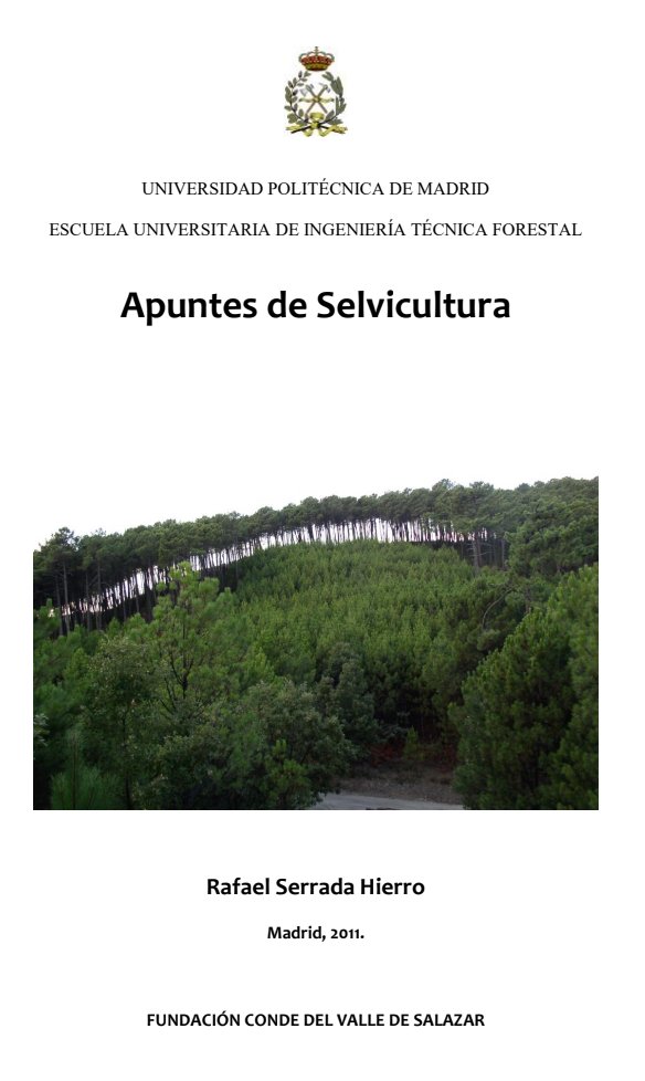 eforestal's tweet photo. 🌲Te presentamos una joya de la literatura forestal: "Apuntes de Selvicultura" de Rafael Serrada Hierro (Edición 2011) que la tendrás disponible aquí:
https://t.co/UneKo9JrSU https://t.co/Wj6IGAKPYR