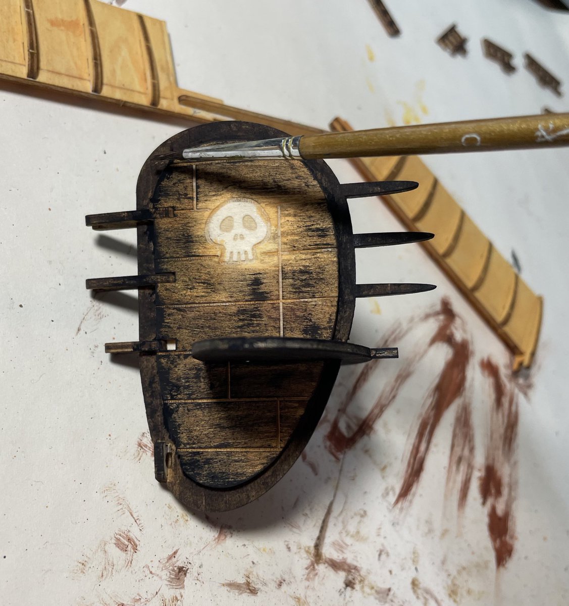 ki-gu-mi”の『タイガーモス号』第二章（彩色編）🎨 …汚し塗装が楽しい