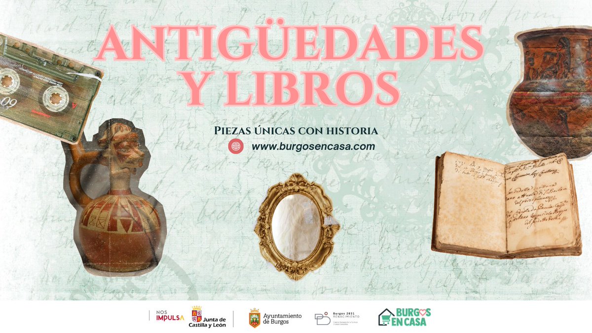 📚 ANTIGÜEDADES Y LIBROS 📚
Piezas únicas con historia ✨Descubre antigüedades, libros y tesoros especiales en el comercio local de Burgos. 📚🕰️✨
👉 Descubre todo en: burgosencasa.com
#Antigüedades #Libros #PiezasÚnicas #ComercioLocal #Burgos #Cultura