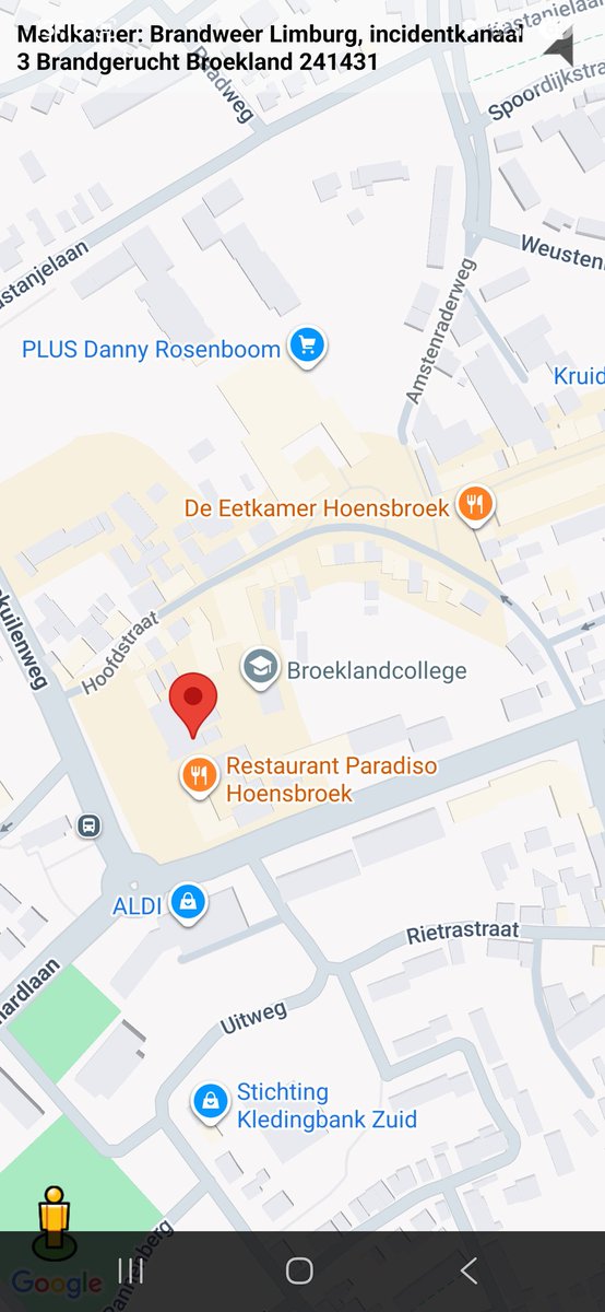 Inzet Ambulance bij Broekland College