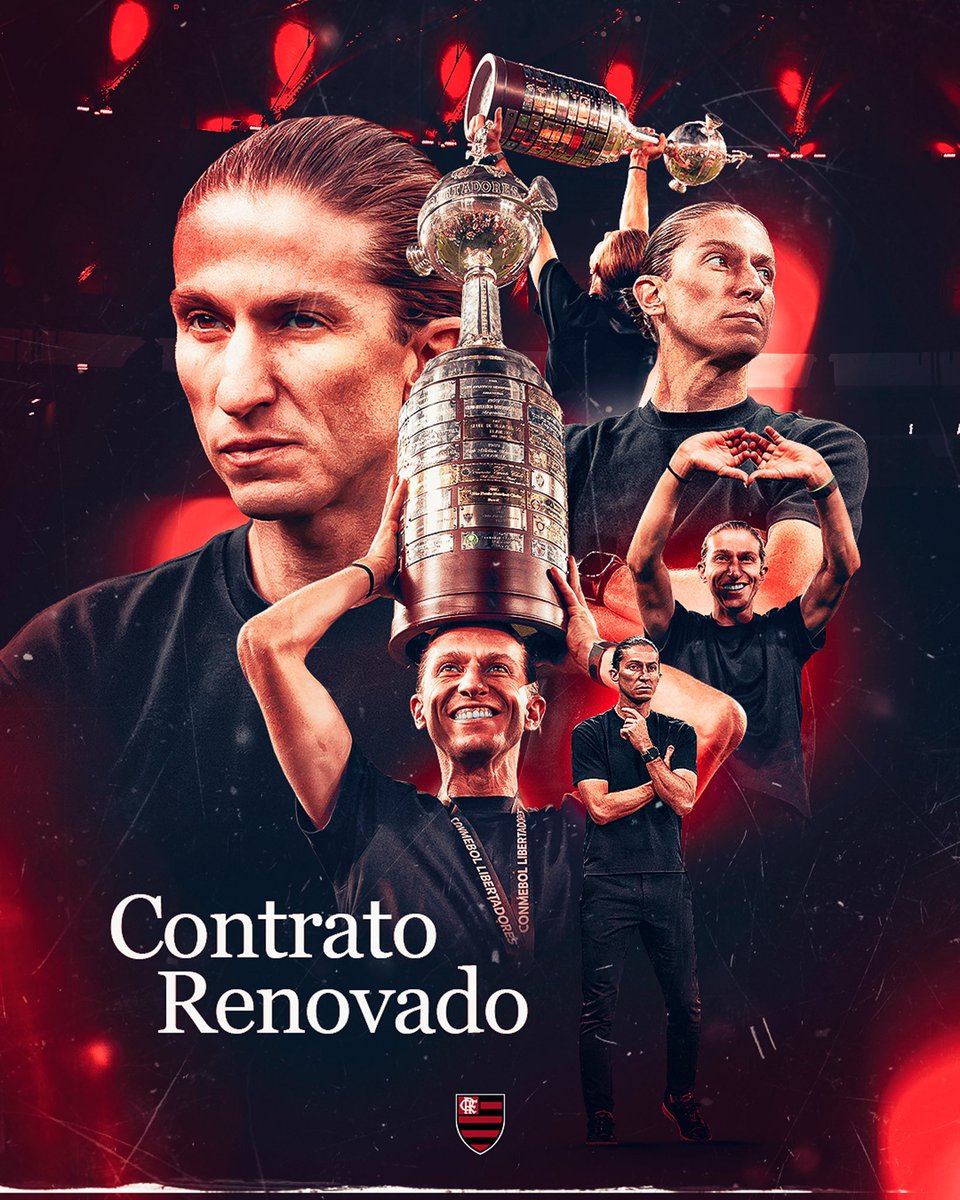 futebol_info's tweet image. Oficial! Flamengo anunciou a renovação de contrato com o técnico Filipe Luís até o fim de 2027.

📸 CRF