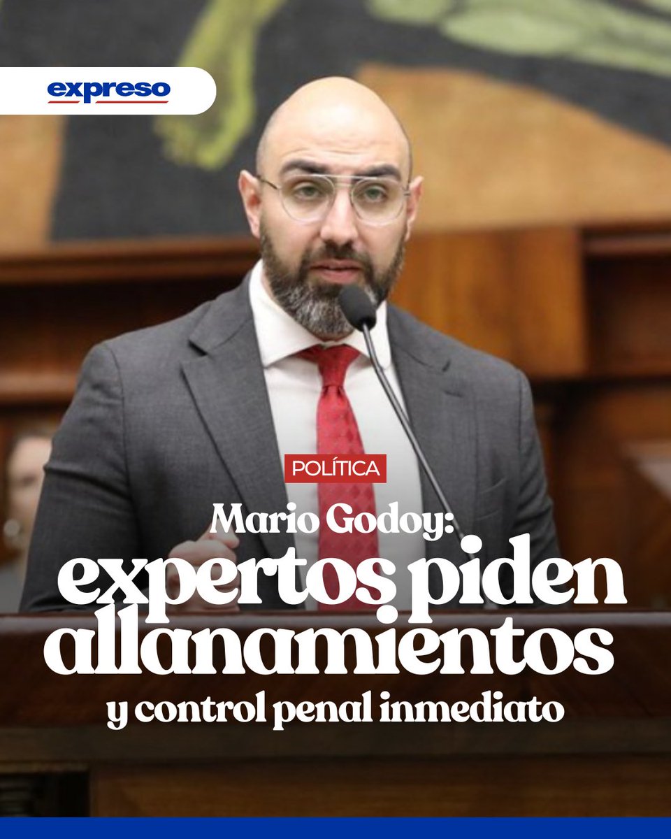 Expresoec's tweet photo. Tres de los cinco entrevistados por EXPRESO creen que Mario Godoy no solo debería renunciar sino ser investigado profundamente.

Aquí los argumentos de los expertos 👉 https://t.co/3htjTsIwYD https://t.co/Vv5YkLxpnN