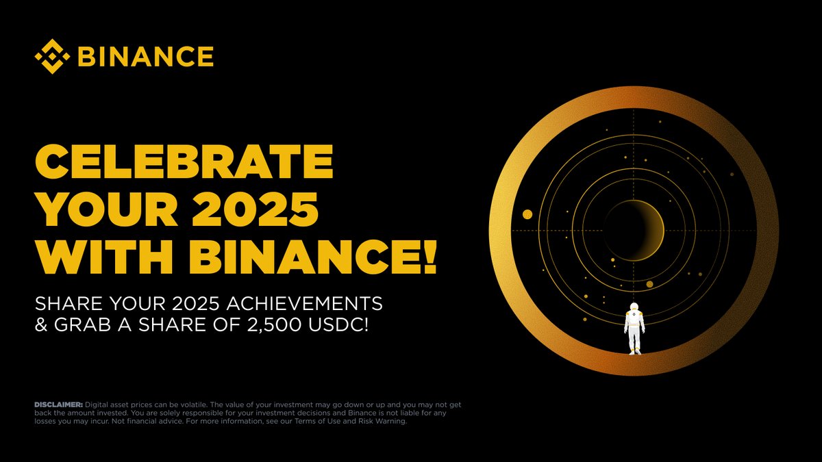 Your 2025, your story, your rewards!
Show off your Binance Year in Review for a chance to win a share of $2,500 USDC!

✨ Follow <a href="/binance/">Binance</a>
✨ Share a screenshot of your 2025 profile &amp; complete the sentence:
#2025withBinance I was ____ because I ____
✨ Fill out the survey👉