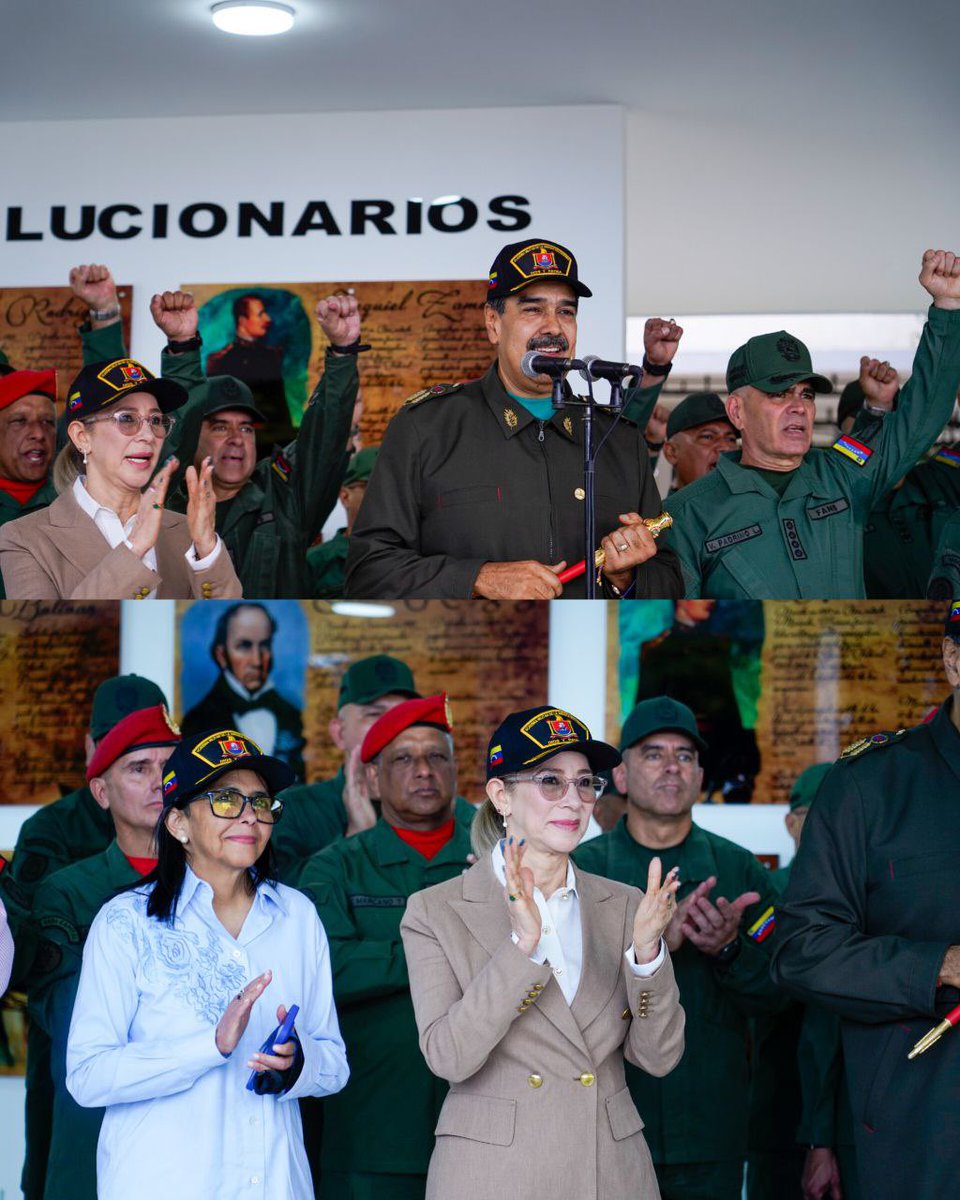⭕️El Legado de la FANB en 2025⭕️
<a href="/NicolasMaduro/">Nicolás Maduro</a> 
Al cerrar un año de logros, la FANB se presenta como un bastión de patriotismo y capacidad de combate. A través de 27 semanas de inteligencia y presencia activa, se ha consolidado el poder de la Nación en la realidad del terreno.
