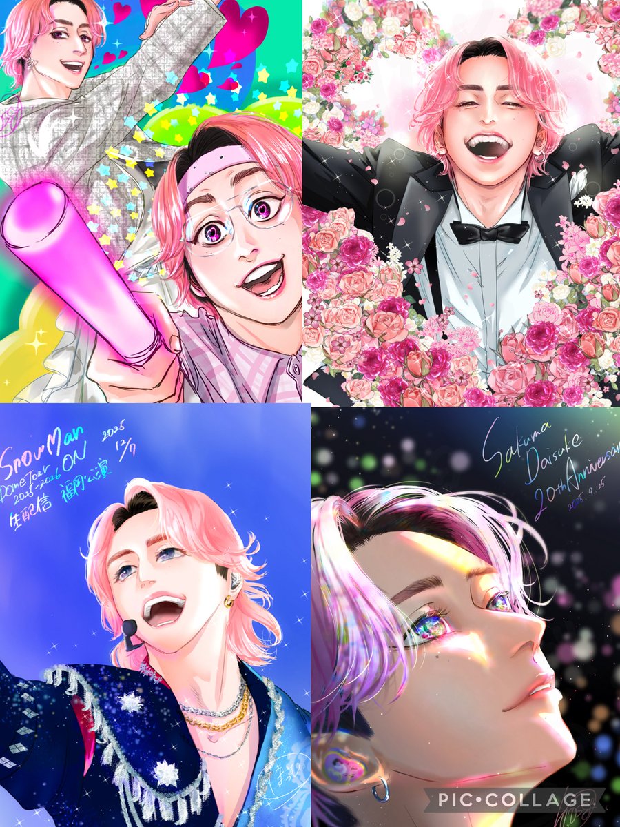 今年は枚数少なめだけど、好きな絵は描けた気がする！！ #2025年自分が