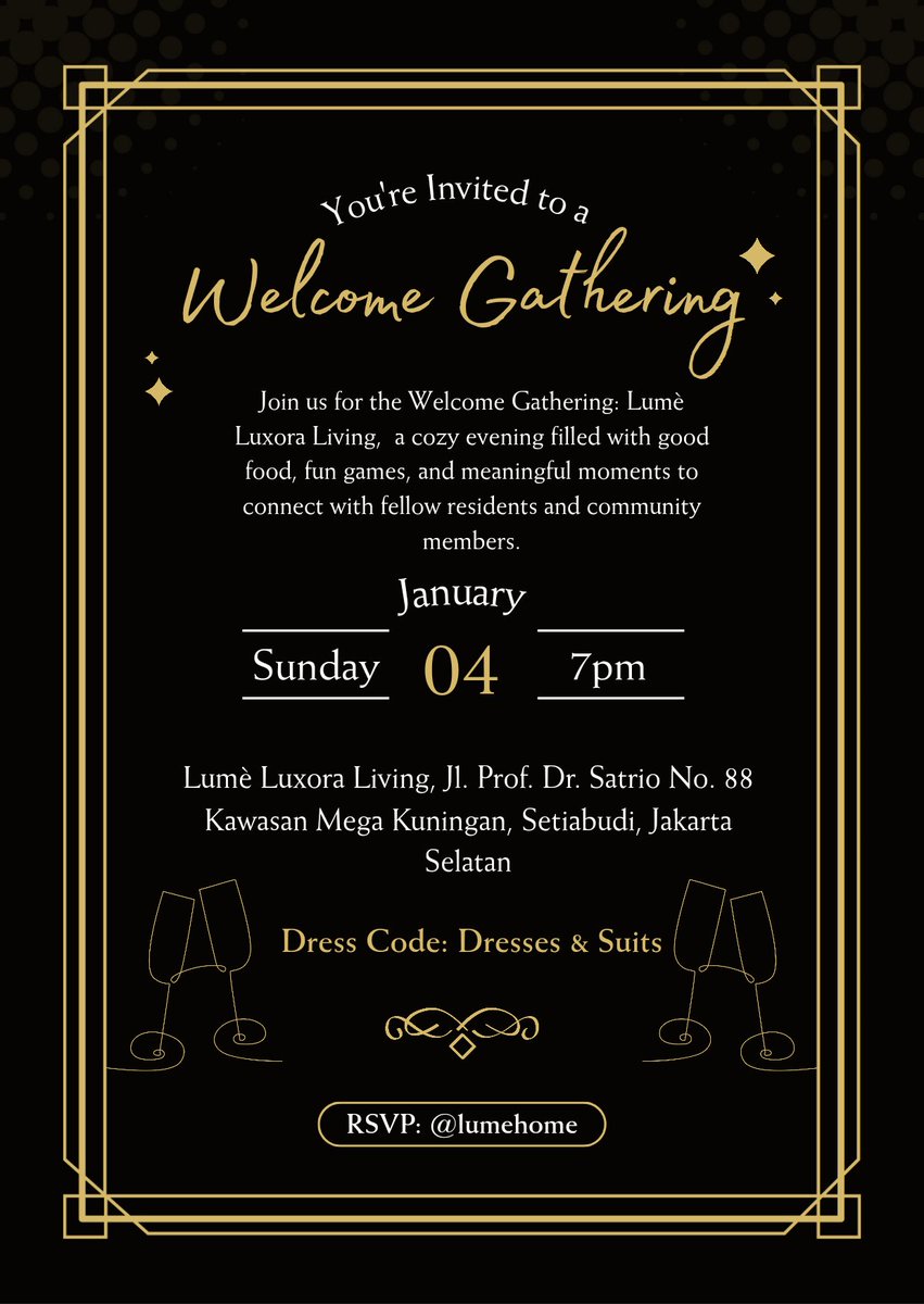 lumehome's tweet image. ⁣
⁣
𝗪𝗘𝗟𝗖𝗢𝗠𝗘 𝗚𝗔𝗧𝗛𝗘𝗥𝗜𝗡𝗚: 𝗟𝗨𝗠𝗘̀ 𝗟𝗨𝗫𝗢𝗥𝗔 𝗟𝗜𝗩𝗜𝗡𝗚

📅  : January 4
🕖  : 7pm 
📍  : Lumè Luxora Living
👗  : Dresses &amp;amp; Suits

𝑌𝑜𝑢𝑟 𝑎𝑡𝑡𝑒𝑛𝑑𝑎𝑛𝑐𝑒 𝑤𝑖𝑙𝑙 𝑎𝑑𝑑 𝑗𝑜𝑦 𝑎𝑛𝑑 𝑚𝑒𝑎𝑛𝑖𝑛𝑔 𝑡𝑜 𝑜𝑢𝑟 𝑠𝑝𝑒𝑐𝑖𝑎𝑙 𝑒𝑣𝑒𝑛𝑡.

⁣