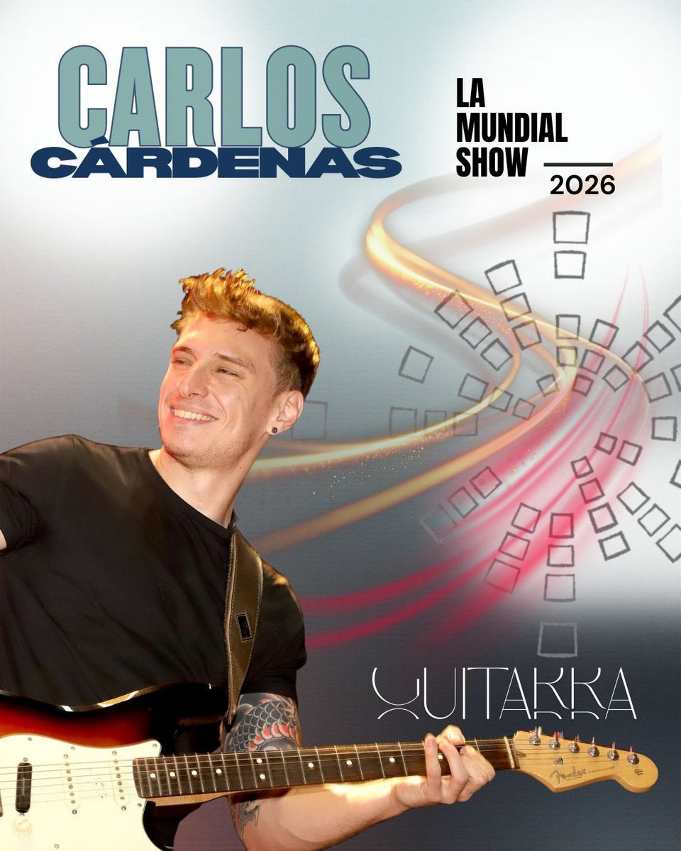 𝗟𝗮 𝗠𝘂𝗻𝗱𝗶𝗮𝗹 𝗦𝗵𝗼𝘄 𝟮𝟬𝟮𝟲 ✨
Presentaciones… 

Las cuerdas se suman con carácter y personalidad.
𝗖𝗔𝗥𝗟𝗢𝗦 trae ritmo, precisión y ese sonido que marca la diferencia.

Bienvenido de nuevo @carlosclguitar , mucha Suerte ! 
🙌🏼🫶🏼💛