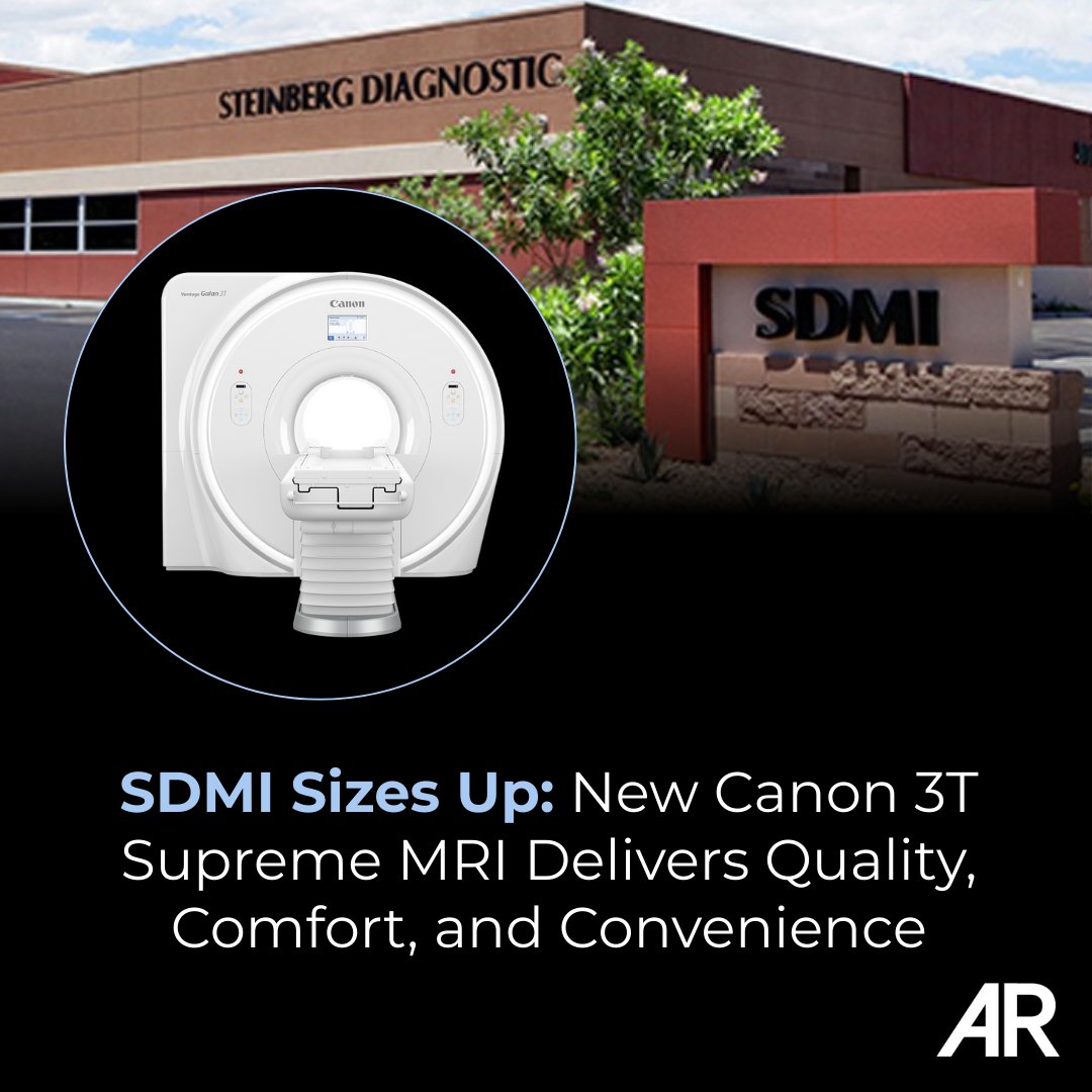 Applied_Rad's tweet photo. Faster acquisitions + enhanced image quality = up to 33% more patients scanned daily at @SDMILV
🔗 https://t.co/TGGV4t8K79
#MedicalImaging #RadiologyInnovation #HealthcareTech
#HealthcareInnovation #AIinHealthcare #AIinRadiology #FutureOfImaging #AI https://t.co/FT83wbTKrO