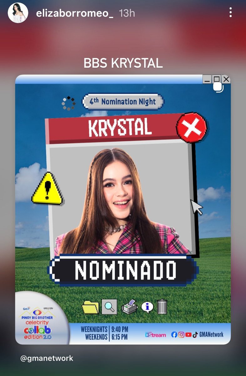 Eliza said BBS KRYSTAL

#ElizaBorromeo | #TheElizettes