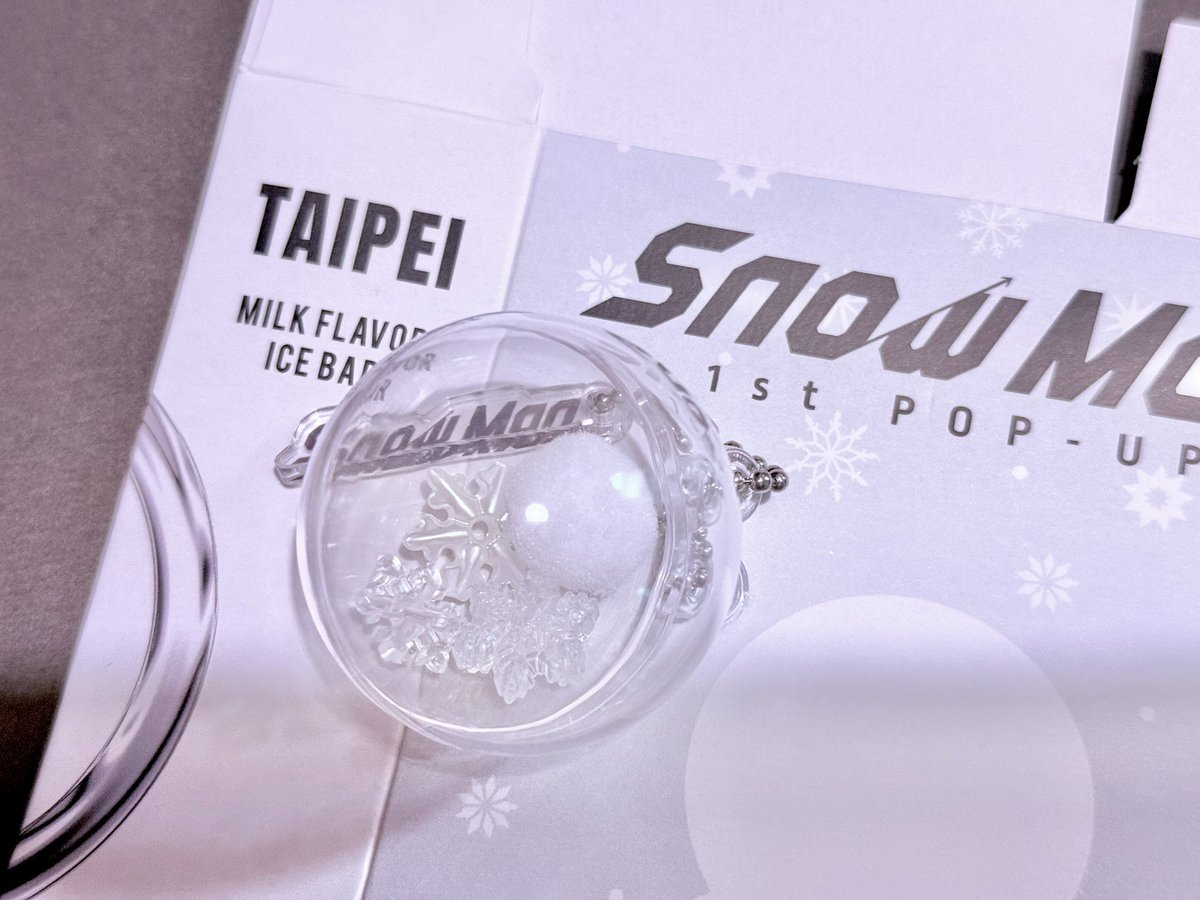 TLで流れてきて気付いたんやけど康二くんが大阪のPOPUPで作ったスノー