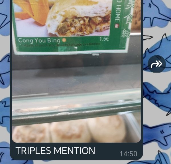 my friend was ordering for us and I told them to get a cong you bing for me