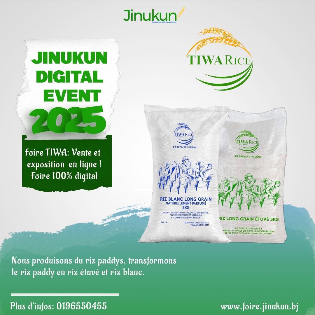 🎉🇧🇯 JINUKUN DIGITAL EVENT 2025 🇧🇯🎉

📅 15 – 31 décembre 2025
📍 100 % en ligne
👉 foire.jinukun.bj

🎉 Accès gratuit – Commandez et soutenez l’économie locale !

Le digital au service du développement local.