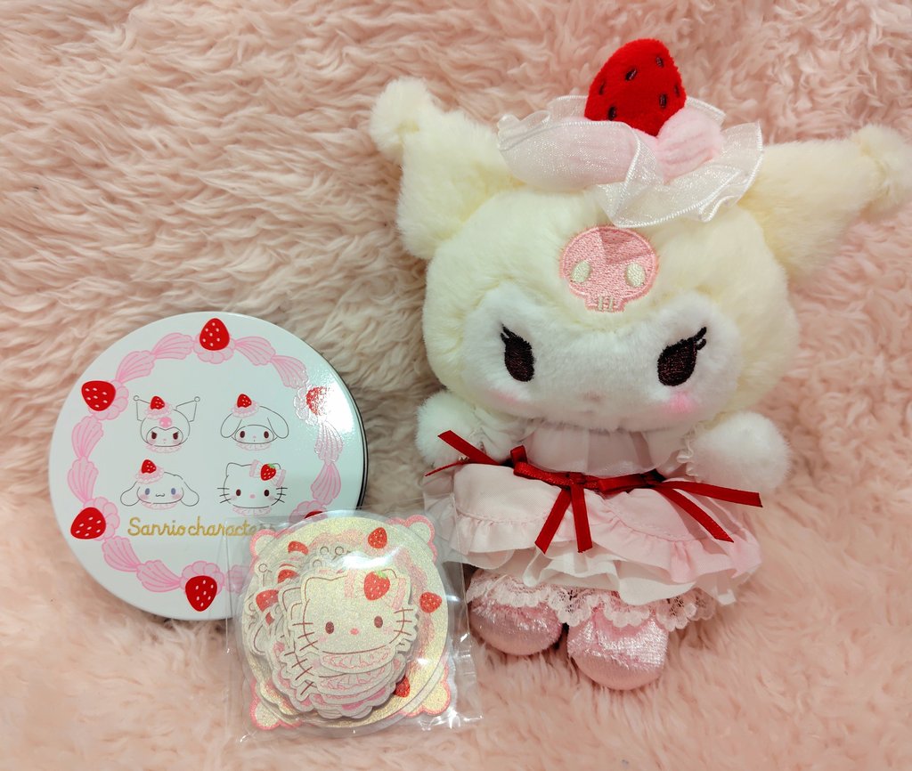 原宿のサンリオにショートケーキクロミちゃんいてお迎えした🍰
かわいい💞
