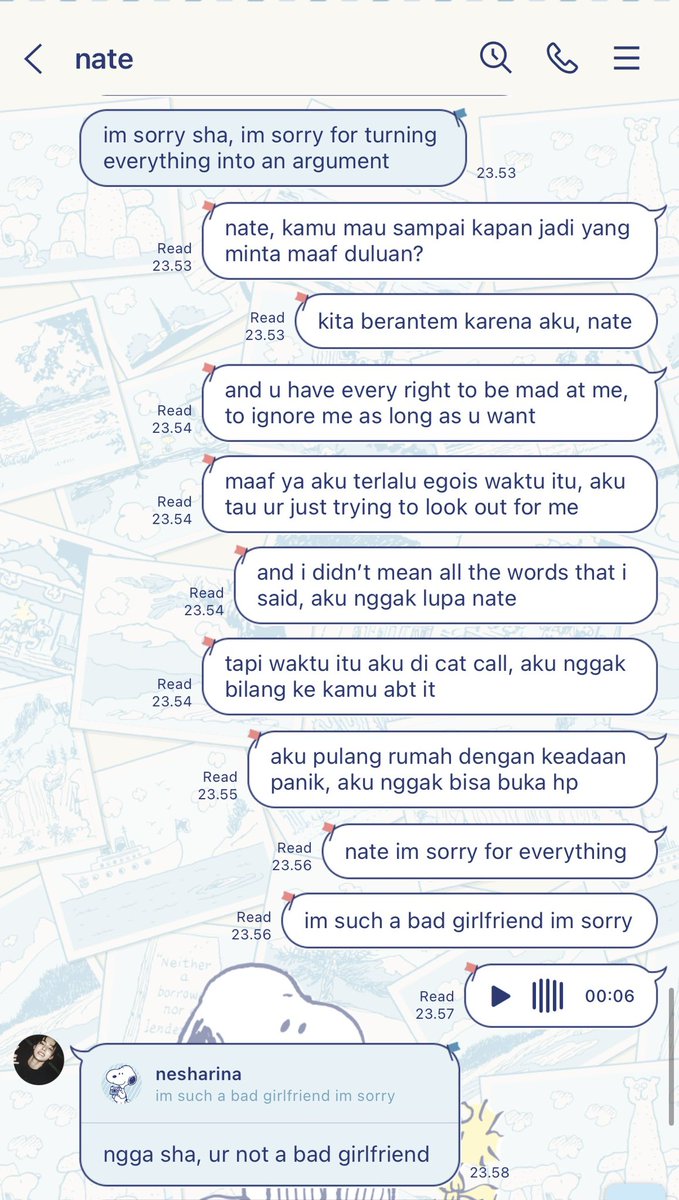 facesofclar's tweet image. how to deal with an argument is by communicating.