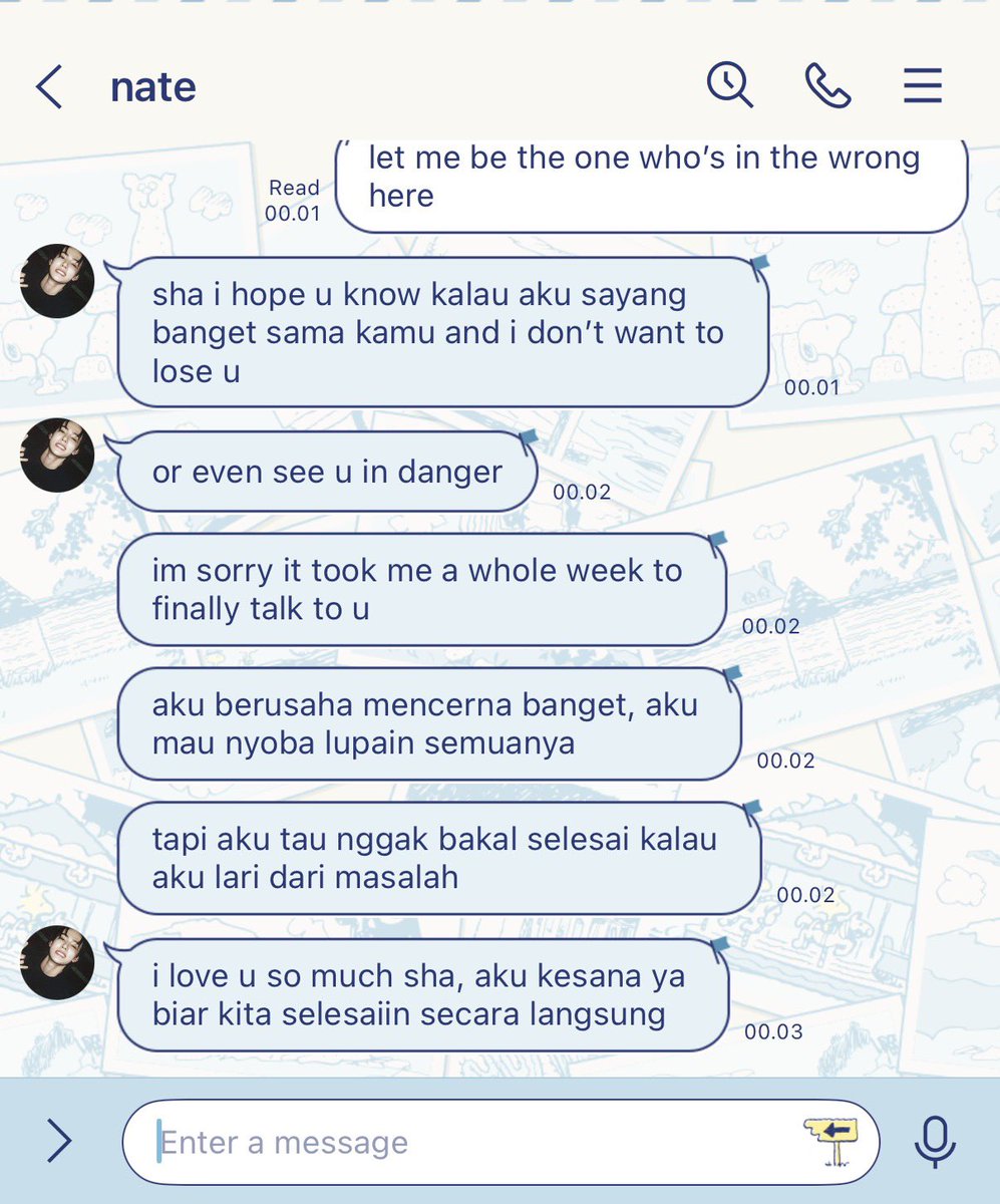 facesofclar's tweet image. how to deal with an argument is by communicating.