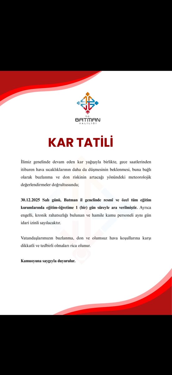 <a href="/BatmanilMEM/">Batman İl Millî Eğitim Müdürlüğü</a> 
<a href="/batmanvaliligi/">Batman Valiliği</a> 
#kartatili