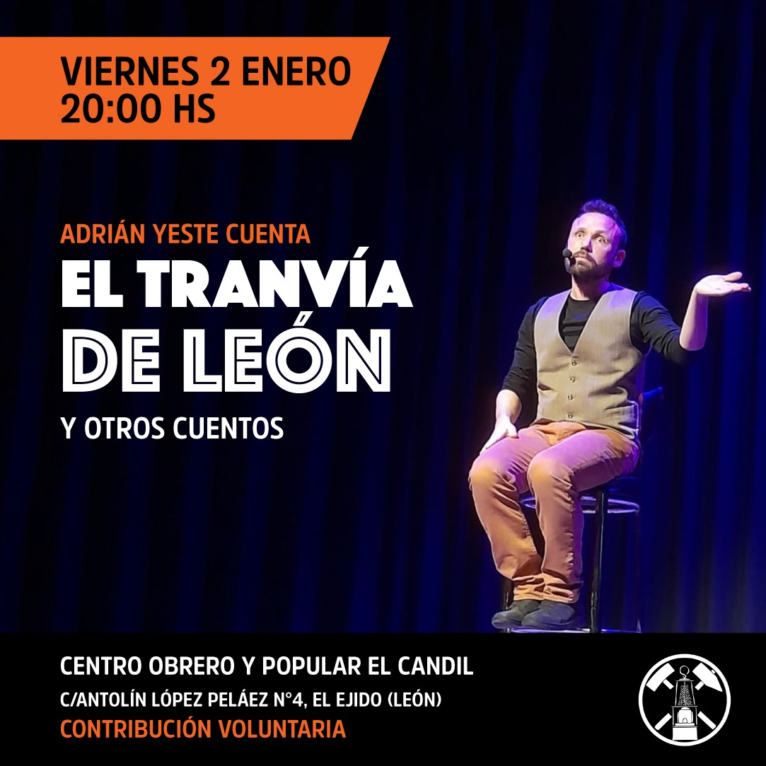 Este viernes 2 de enero comenzamos con la primera actividad del 2026. Un cuentacuentos a partir de las 20:00 horas.