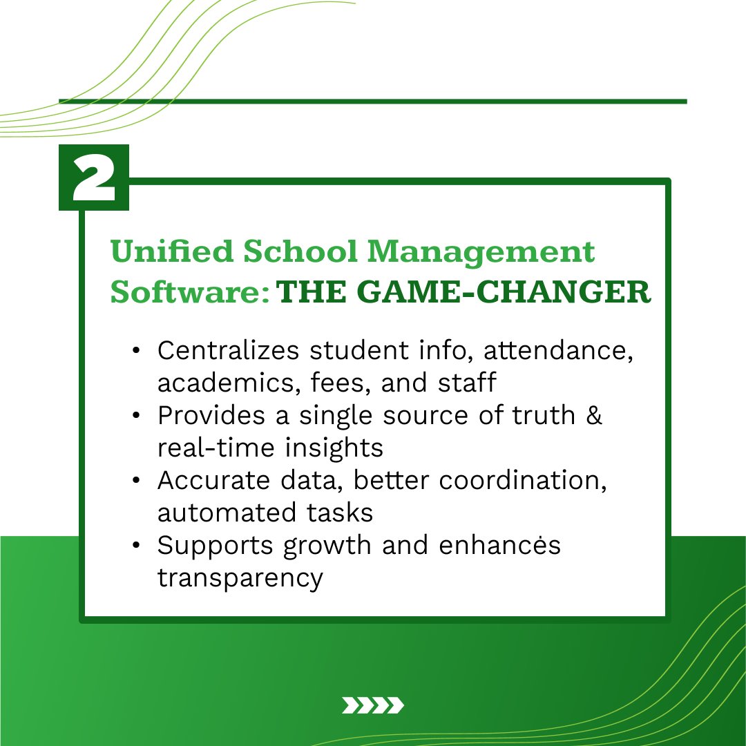 brainstake's tweet photo. Tired of juggling multiple tools?

Unified school management software = centralized data, real-time reporting &amp; smarter decisions.

Check out the 4-slide benefits carousel 👇

#EdTech #SchoolManagement #AfricaEducation #SchoolLeadership https://t.co/AAe8zZjIMH