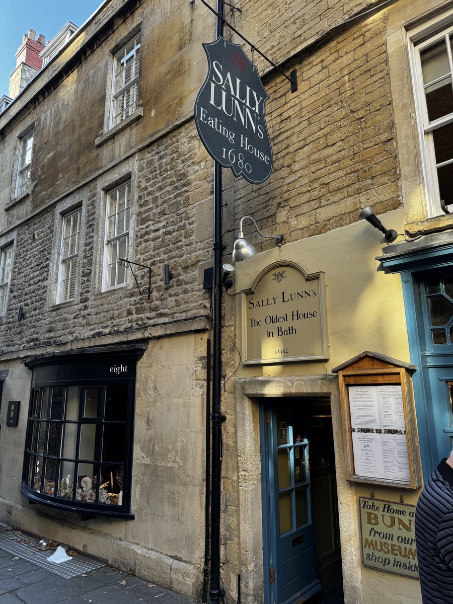 This was one of the places we absolutely had to visit while in Bath. So many people would just take pics from the outside but I’m glad we went in and ate some buns.