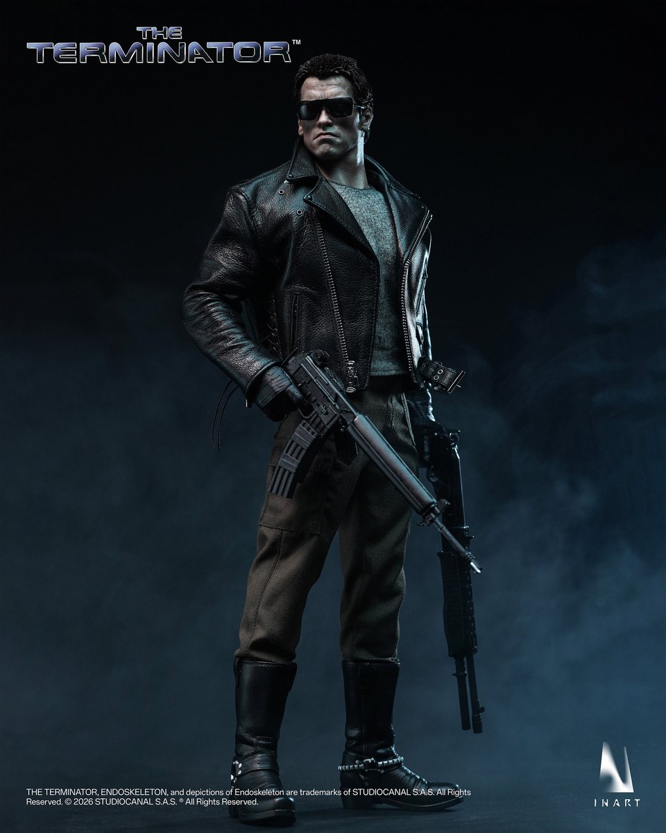 The Terminator – InArt T-800 by Queen Studios toyark.com/2025/12/29/the… #toyark #actionfigures