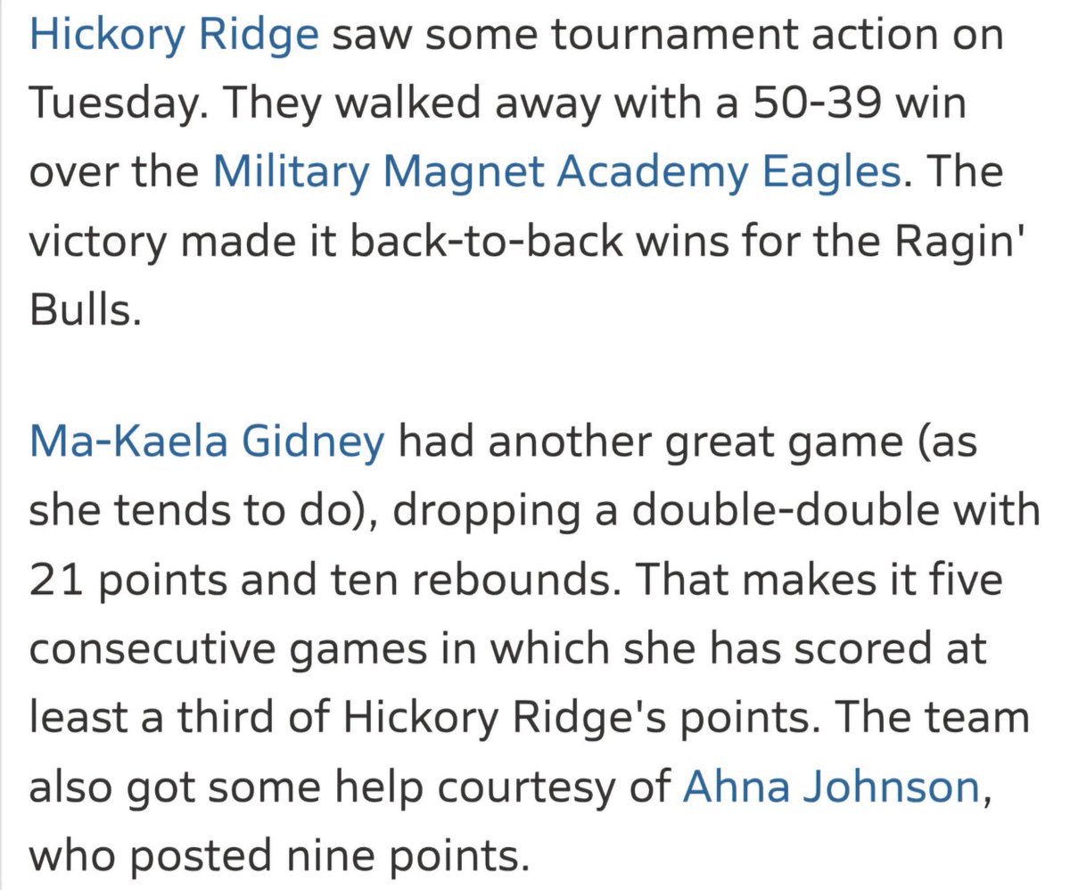 Ma-Kaela Gidney tweet media