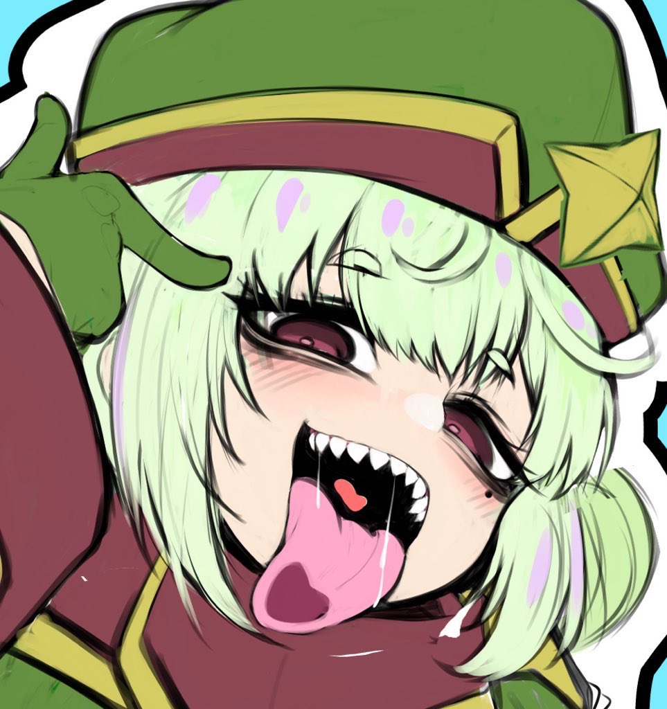 アリスちゃんステッカー第三弾ラフ
もっとベーゼちゃんやレオちゃんみたいに下衆い(?)顔させたい…難しい… 