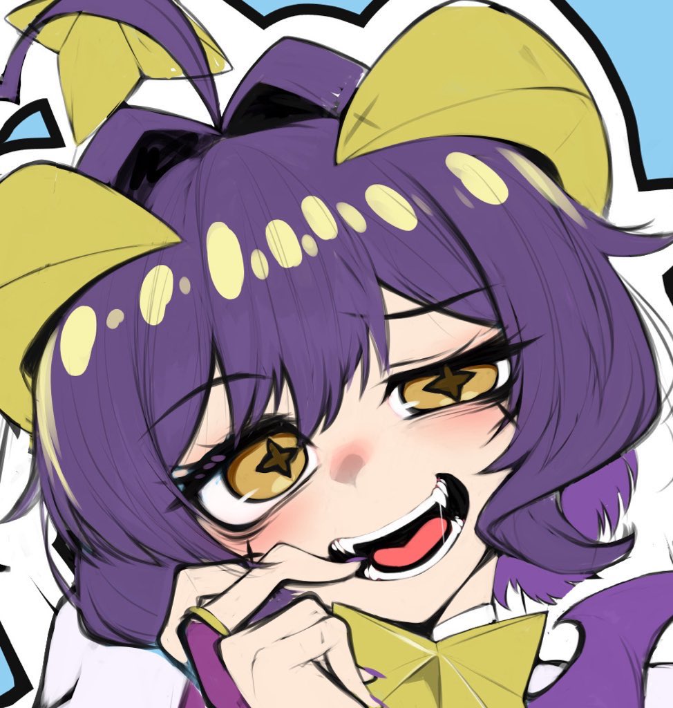 アリスちゃんステッカー第三弾ラフ
もっとベーゼちゃんやレオちゃんみたいに下衆い(?)顔させたい…難しい… 