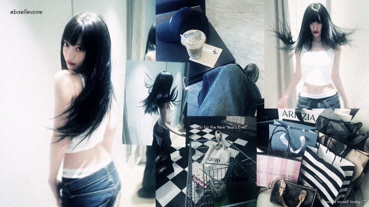 baellevoire's tweet image. A little grocery run for my favorite day of the year 🍃