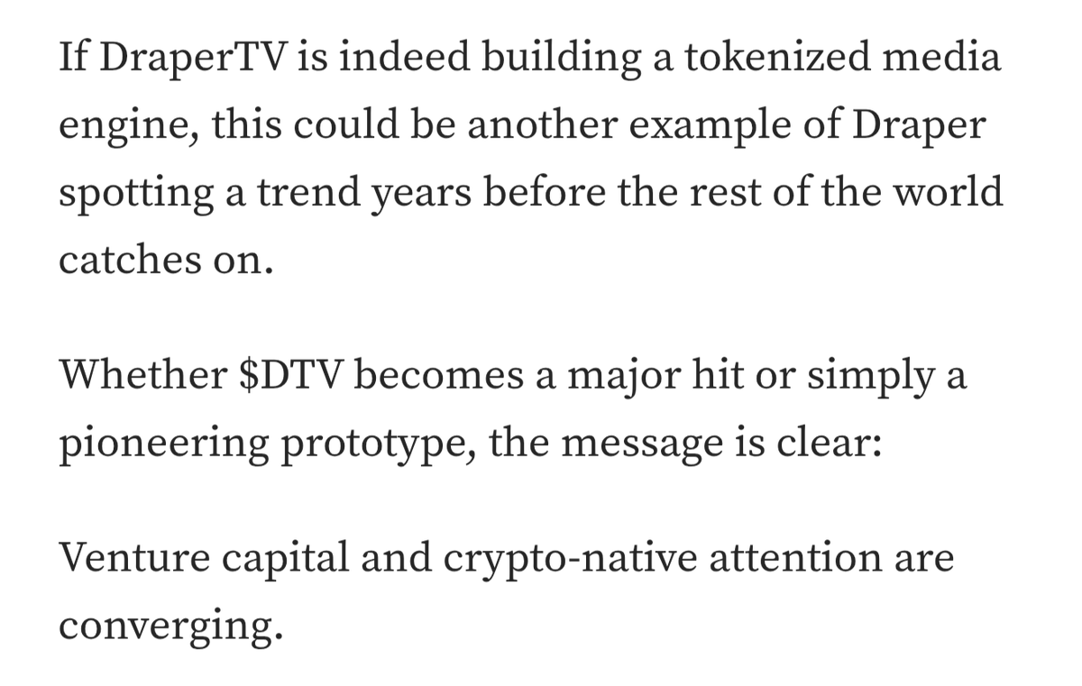 utterNihilism's tweet image. Know what you hold, The most informative speculation on $dtv from @KefVentures 

Definitely worth a read if you plan on holding long term

kefventures.medium.com/exploring-drap…