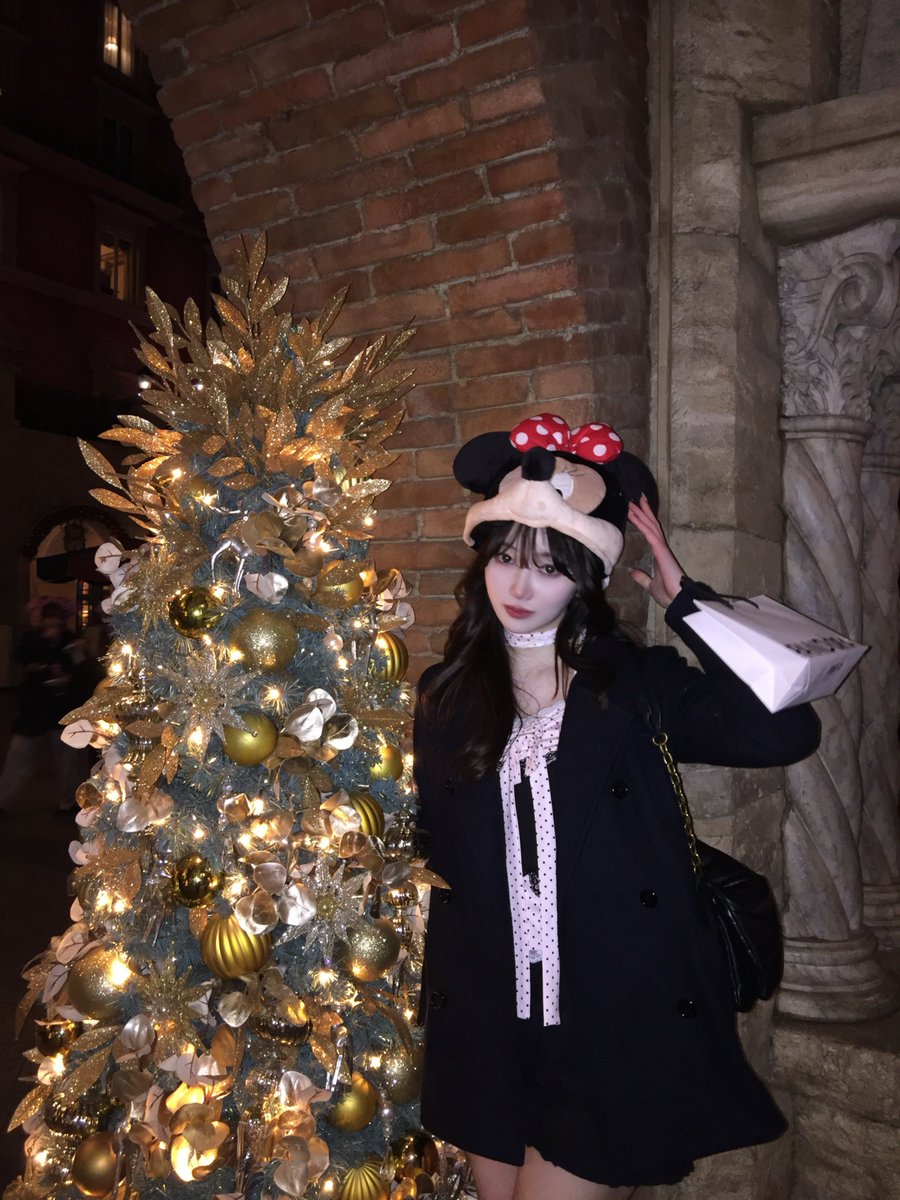 12月は3回ディズニーシーに行って全部違うツリーで写真撮ってた奇跡