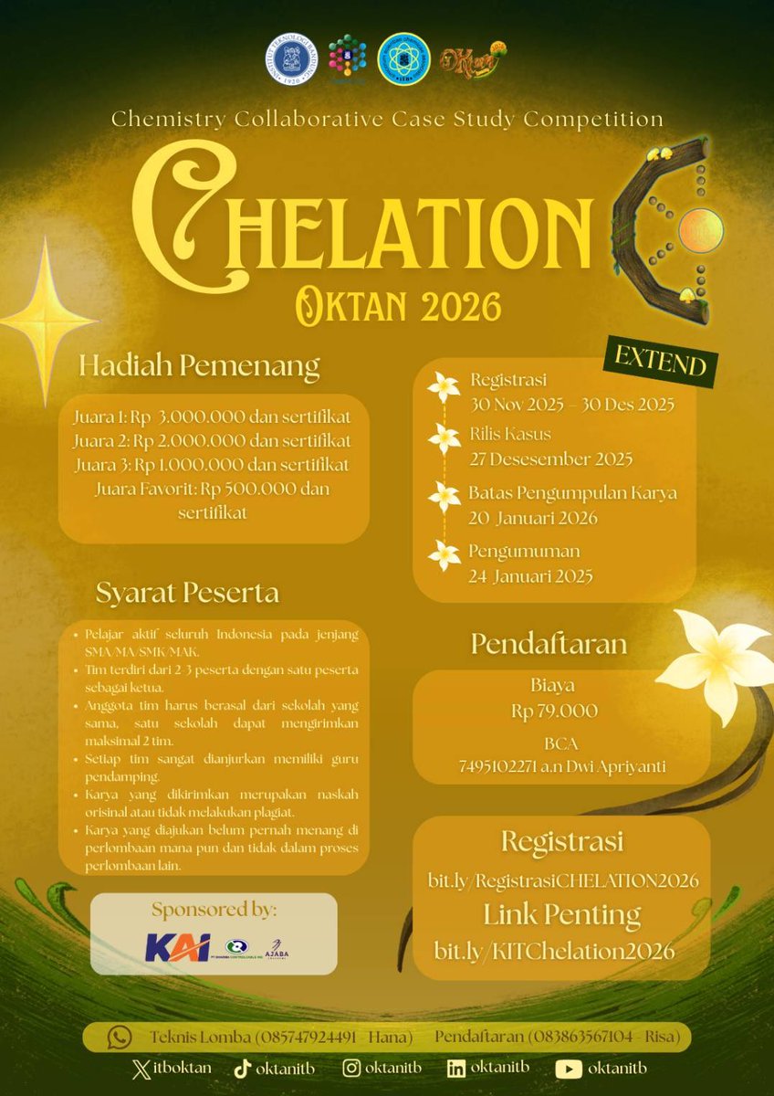 OKTAN ITB 2026 tweet media