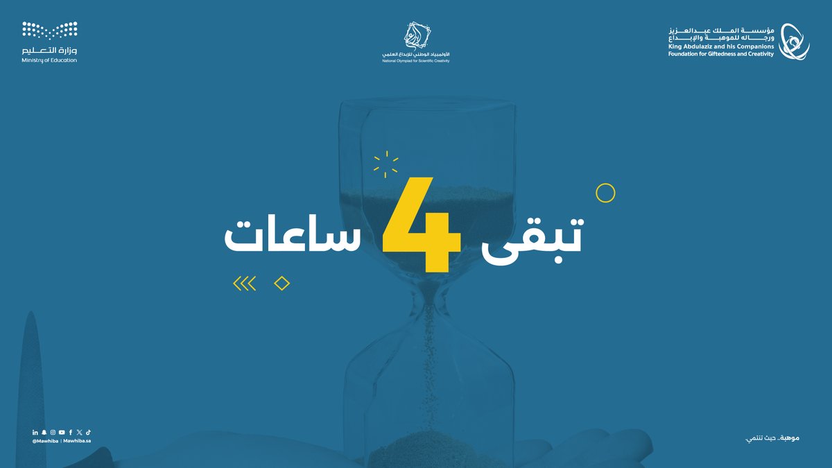 مؤسسة الملك عبدالعزيز ورجاله للموهبة والإبداع tweet media