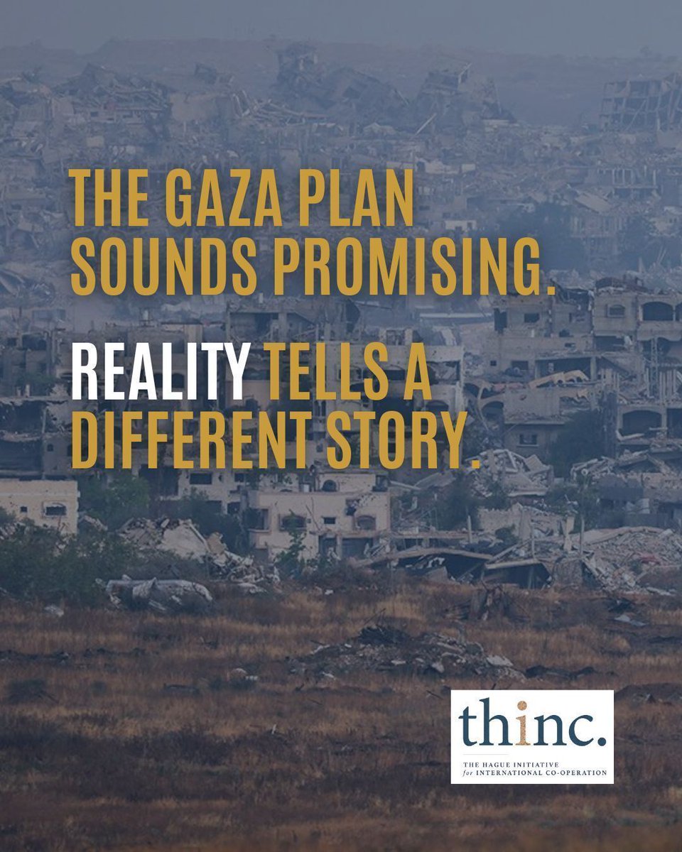 A Gaza peace plan that ignores the facts on the ground. Read the full brief here: thinc-israel.org/articles/the-g…